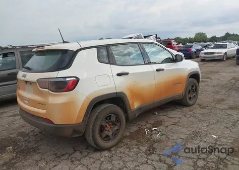 2021 Jeep Compass Sport 4X4 из США, поврежденный, VIN 3C4NJDAB4MT504473